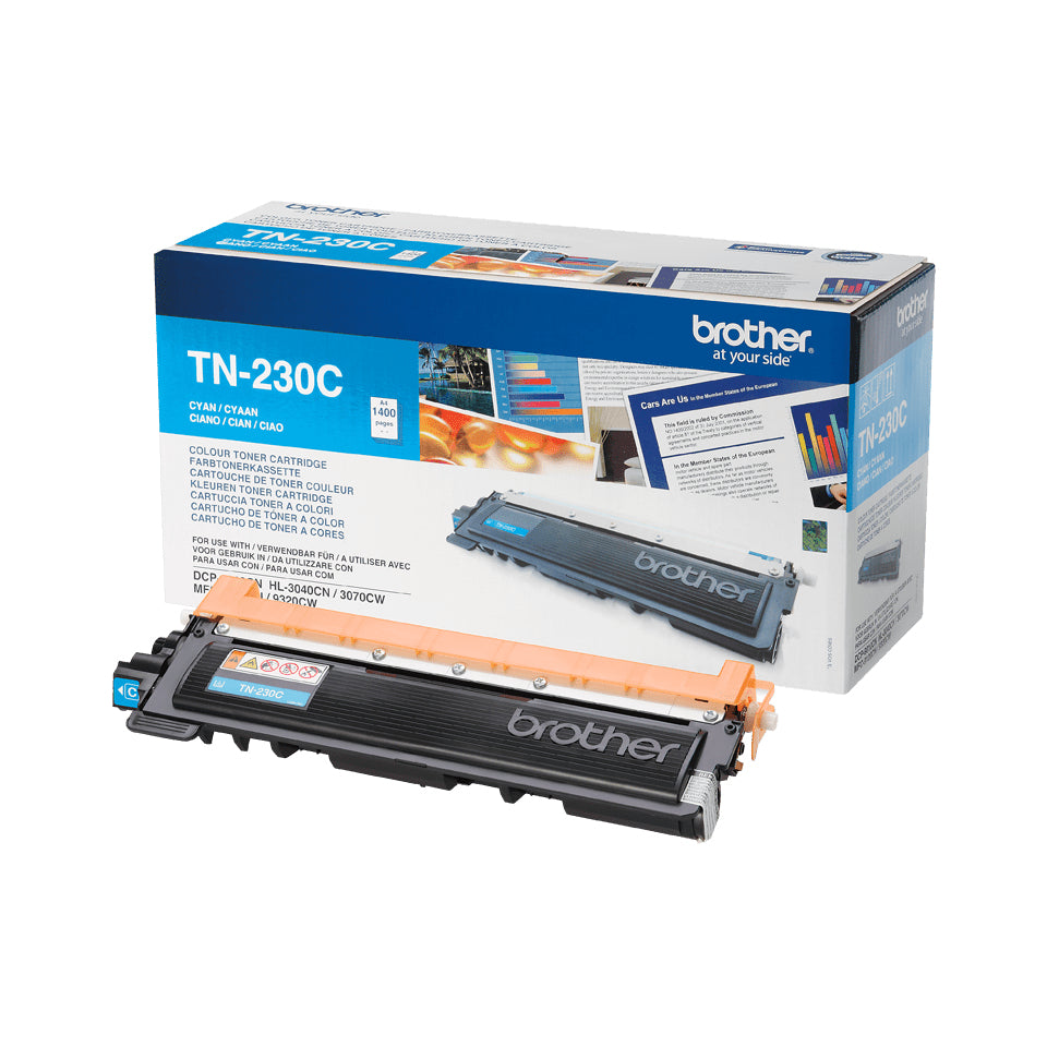 Brother TN 230C Cyan 1400 sider Toner