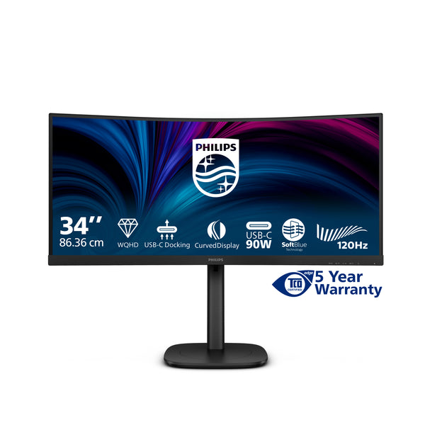 Philips 34B2U3600C 34 3440 x 1440 (UltraWide) HDMI DisplayPort USB-C 120Hz