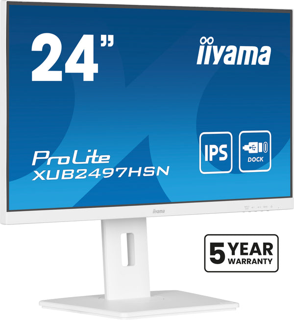 iiyama ProLite XUB2497HSN-W2 24 IPS 1920 x 1080 (Full HD) HDMI DisplayPort USB-C 100Hz