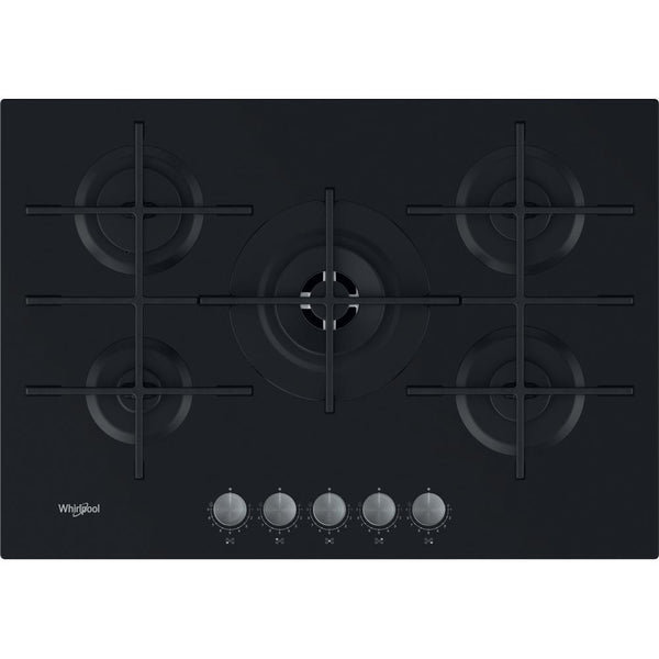 Whirlpool AKWL 728/NB Sort Indbygget 75 cm Gaskomfur 5 zone(s)