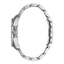 Bulova Crystal Collection Chronograph sort skive tofarvet stål rem ur For Men 96c126
