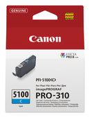 Canon PFI 5100 C Cyan Blækbeholder
