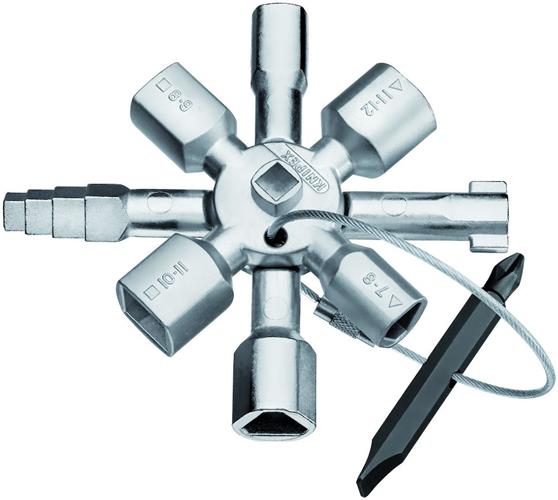 Knipex TwinKey 00 11 01 elskabsnøgle