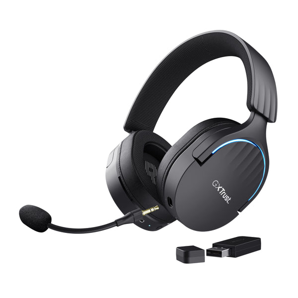 Trust GXT 491 FAYZO Trådløs Kabling Headset Sort