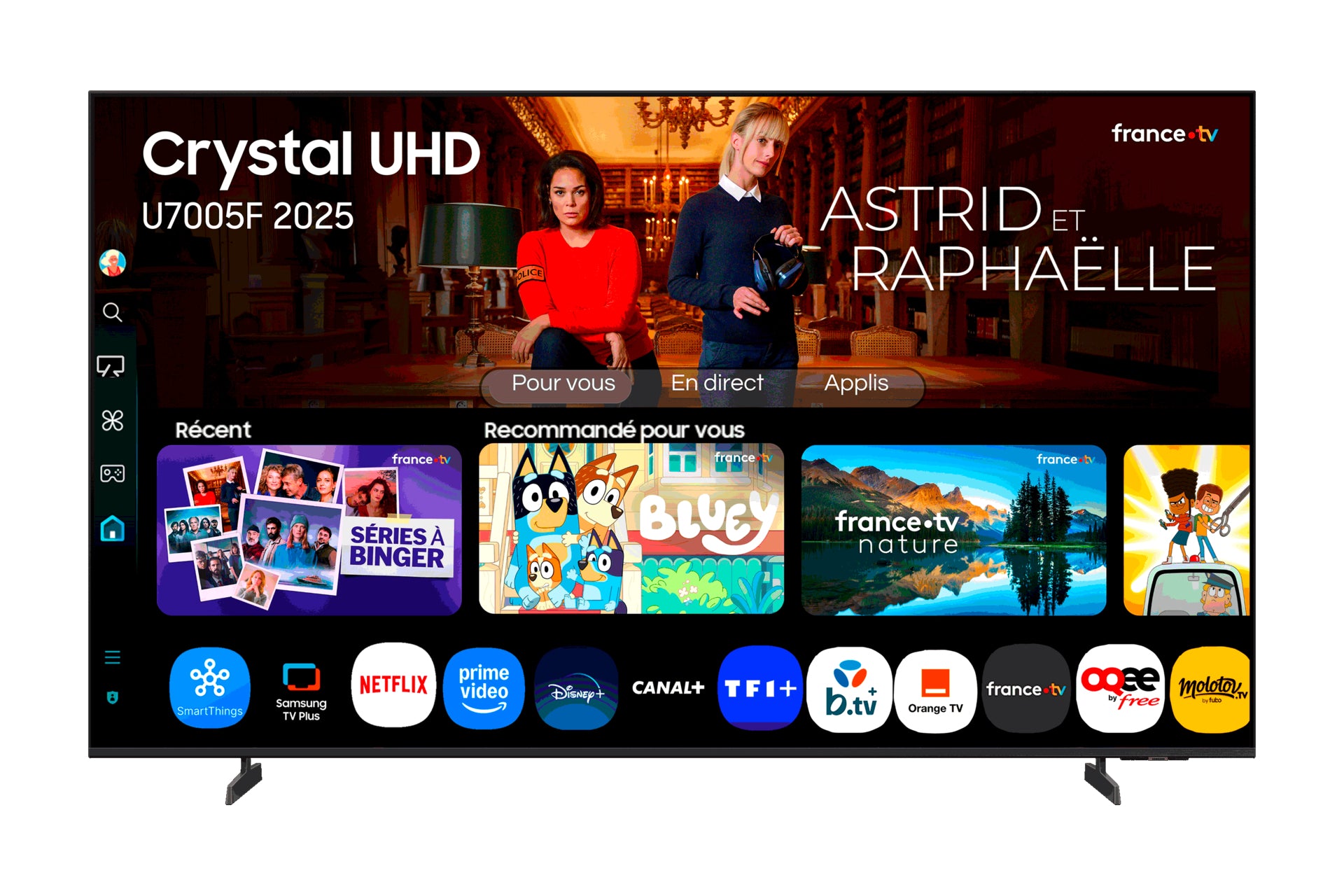 Samsung TU85U7005FK 2,16 m (85) 4K Ultra HD Smart TV Wi-Fi Sort