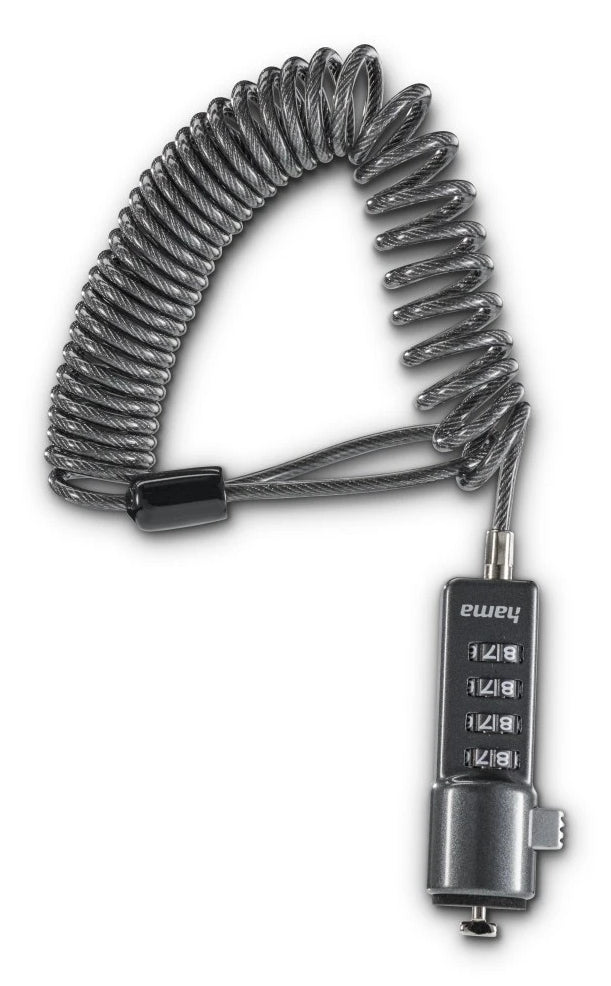 Hama Combination Lock for Netbooks, 4 digits Kabel med låsemekanisme til bærbar computer