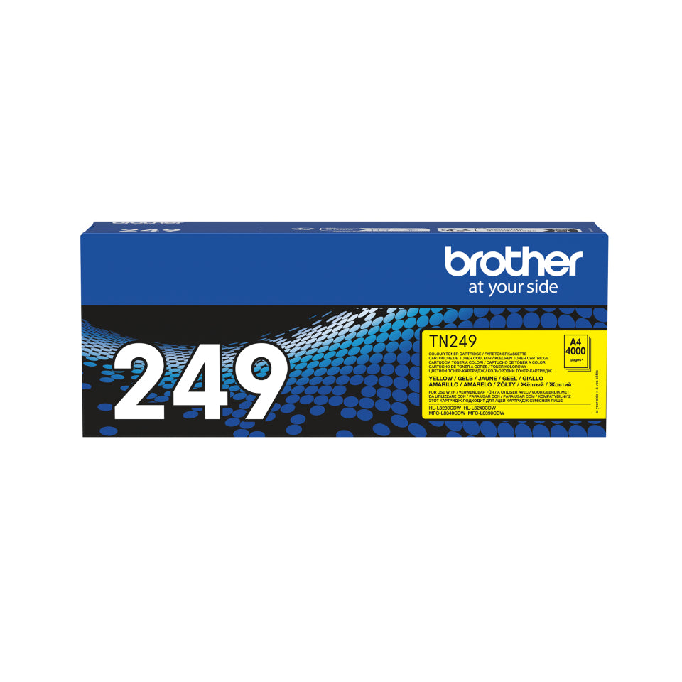 Brother TN249Y Gul 4000 sider Toner