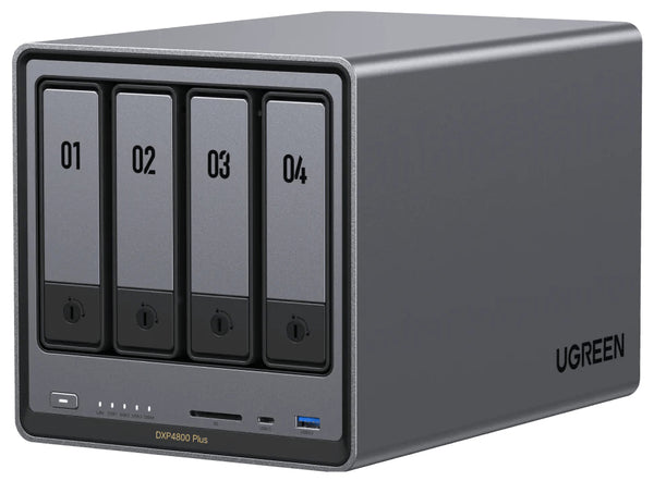 UGREEN NASync DXP4800 Plus NAS System 4-Bay 16TB inkl. 4x Seagate IronWolf ST4000VN006 4 TB