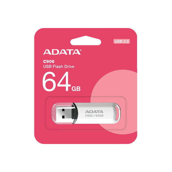 ADATA Classic Series C906 64GB USB 2.0 USB stick Hvid