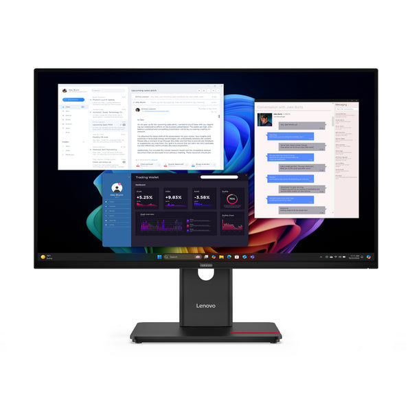 Lenovo ThinkVision T27UD-40 LED display 68,6 cm (27) 3840 x 2160 pixel 4K Ultra HD LCD Sort