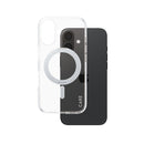 PanzerGlass CARE by Feature Case Transparent w. Silver Kickstand & MagSafe iPhone 16 Beskyttelsescover Transparent Apple iPhone 16