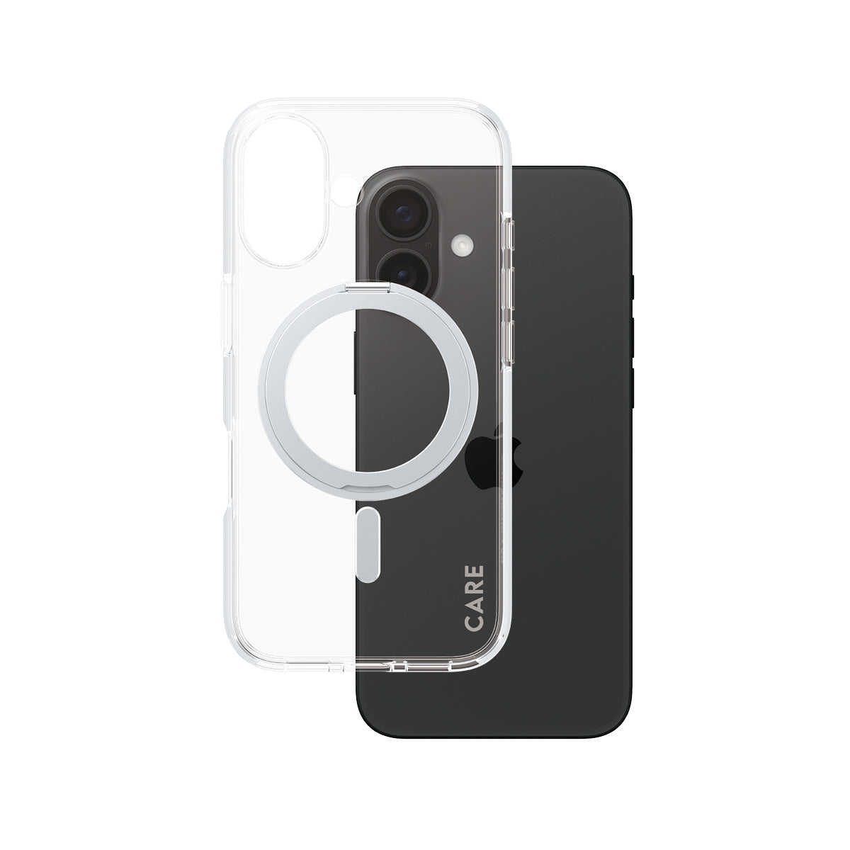 CARE by PanzerGlass Beskyttelsescover Sølv Gennemsigtig Apple iPhone 16