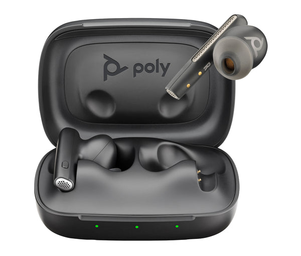 Poly Voyager Free 60 UC Trådløs Ægte trådløse øretelefoner Sort
