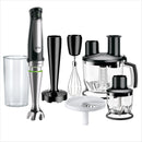Braun Multiquick 7 MQ 7087X Stavblender 1kW Høj ende-sort/børstet rustfrit stål'