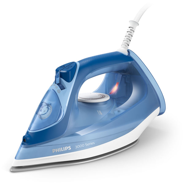 Philips 3000 series DST3031 Dampstrygejern 2400W Blå Hvid