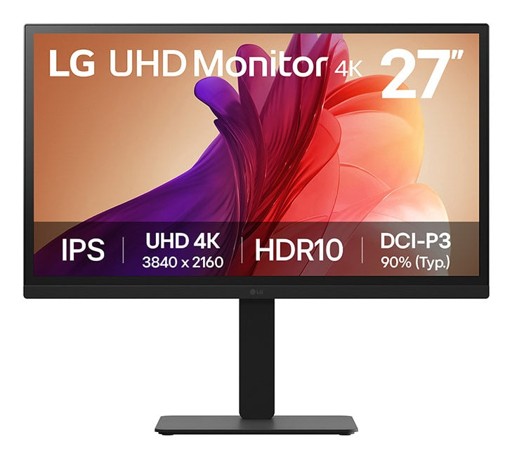 LG 27BA45U-B Computer monitor, 68,6 cm (27), 3840 x 2160 pixel, 4K Ultra HD, 5 ms, Sort