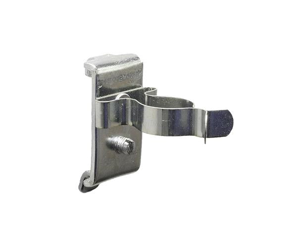 Fjederklemme 19 mm til Blika værktøjstavler 10x10 mm huller, centrum 34 mm - Blika