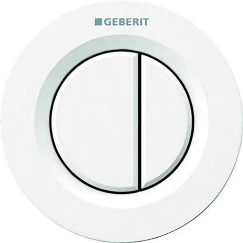 Fjernbetjent pneumatisk dobbeltskyl til VVS - Geberit Type 01, alpin-hvid - Geberit