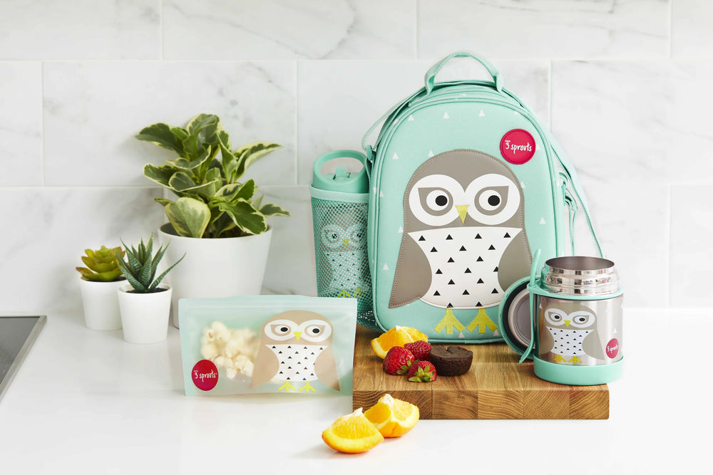 Termo Madbeholder I Rustfri Stål – Ugle – 3 Sprouts