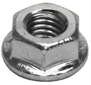 DIN 6923S flangemøtrik m/fortanding elgalvaniseret FZB - 200stk