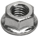 DIN 6923S flangemøtrik m/fortanding elgalvaniseret FZB - 500stk