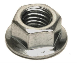 DIN 6923 flangemøtrik u/fortanding elgalvaniseret FZB - 100stk