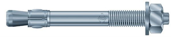 Gennemstiksanker 145 mm 10 mm Ø / 50 stk - til fast beton, el-galvaniseret FZB - Netlager