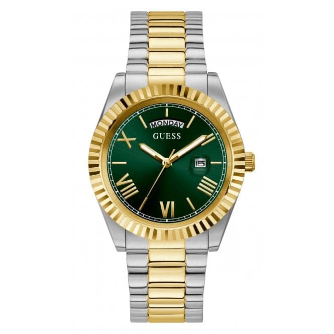 Guess Watches Gents Connoisseur rustfrit stål 2 Tone ur Gw0265g8