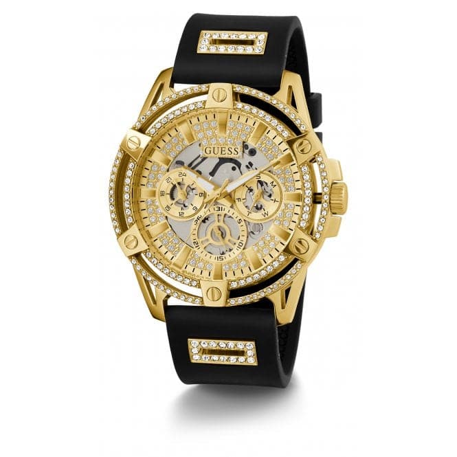 Guess Watches Gents King rustfrit stål guld ur Gw0537g2