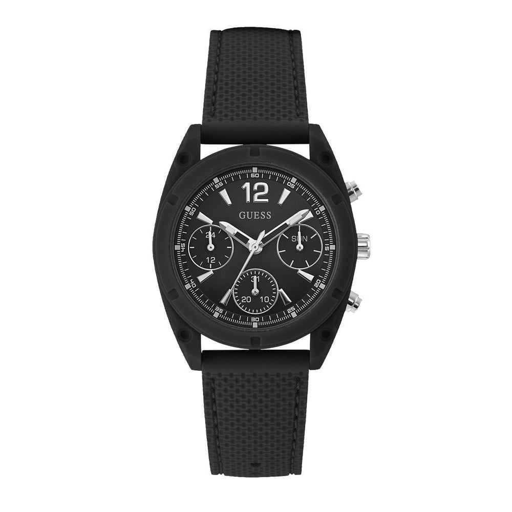 Guess Classic sort PVD-belægning ur
