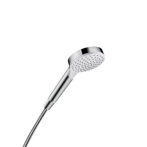 Rain 100 mm håndbruser 9 l/min EcoSmart QuickClean forkromet - hansgrohe