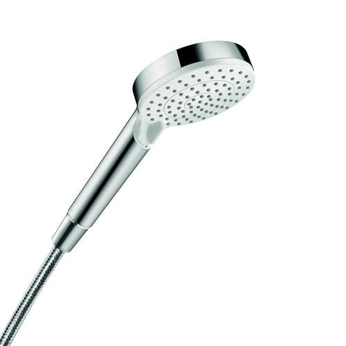 100 mm håndbruser 2 strålefunktioner Rain/IntenseRain 14 l/min forkromet - hansgrohe