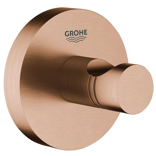 Håndklædekrog 1-krog børstet kobber Grohe Essentials - Grohe