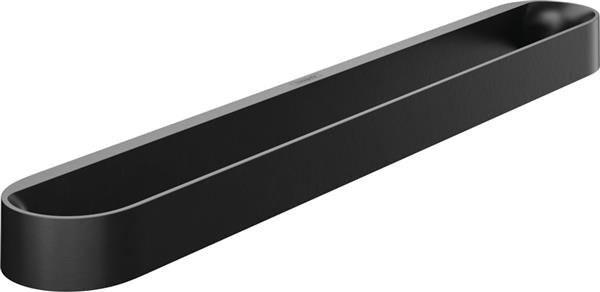 Håndklædeholder 581 mm vægmontering matsort, skjult befæstigelse - hansgrohe