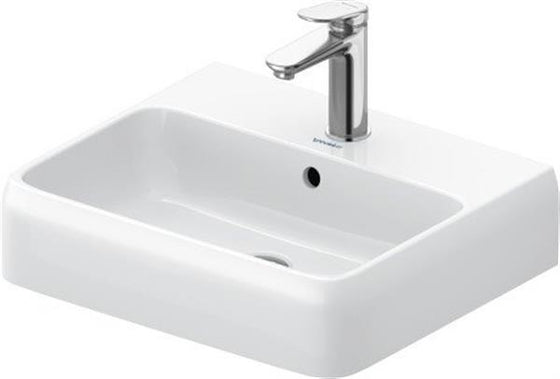 Håndvask 500x420 mm med overløb og 1 hanehul, porcelæn - Duravit