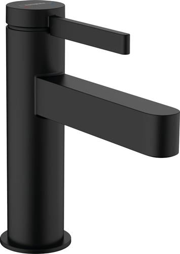 Håndvaskarmatur 1-grebs ComfortZone 100 fremspring 126 mm matsort - hansgrohe