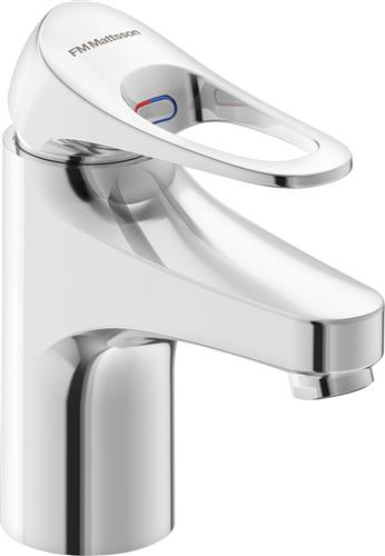Håndvaskarmatur 1-grebs krom 101 mm, Eco-flow 4,5 l/min, uden bundventil - FM Mattsson