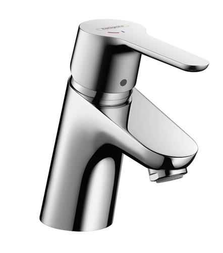 Håndvaskarmatur 1-grebs ComfortZone 70 fremspring 101 mm vandbesparende med bundventil - hansgrohe