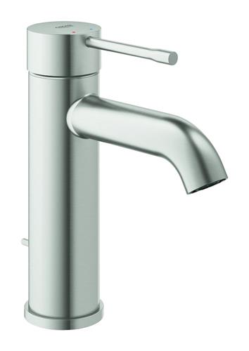 Håndvaskarmatur étgrebs børstet stål 116 mm Grohe Essence - Grohe