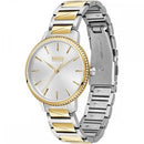 Hugo Boss dameur 1502568 Signature tofarvet rustfrit stål Analog