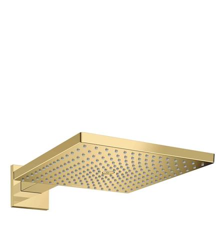 Vægmonteret hovedbruser 300x300 mm RainAir 19 l/min guldfarve hansgrohe