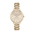 Hugo Boss Womens 1502540 Signature Rose Gold Tone Stainless Steel Watch