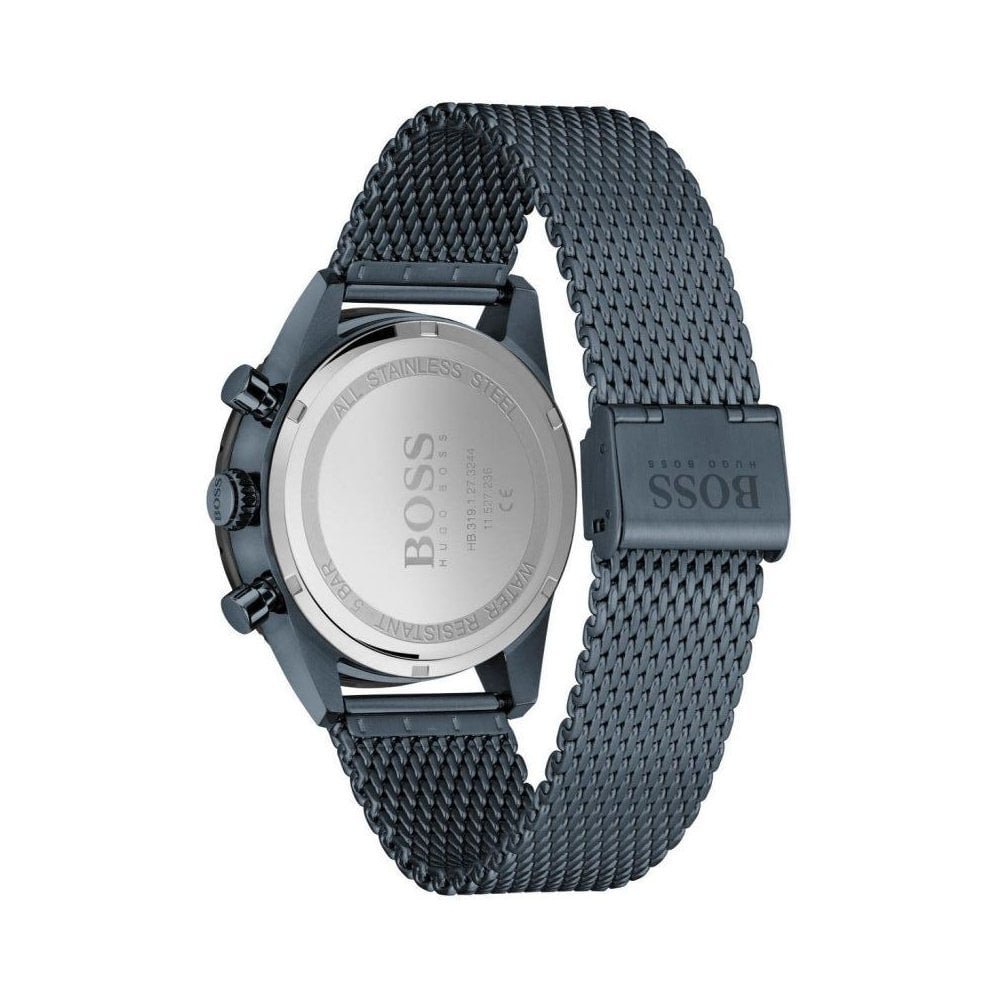 Hugo Boss herreur 1513887 Chronograph blå Pilot Edition