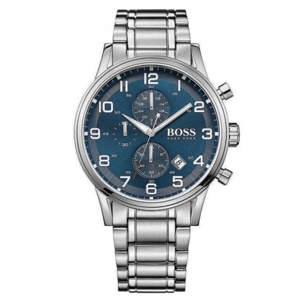 Hugo Boss ur Chronograph Aeroliner blå Hb1513183