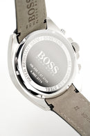 Hugo Boss Men S ur Chronograph sort Driver læder Hb1513085