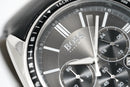 Hugo Boss Men S ur Chronograph sort Driver læder Hb1513085