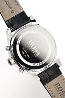Hugo Boss Men S ur Chronograph blå Jet læder Hb1513283