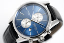 Hugo Boss Men S ur Chronograph blå Jet læder Hb1513283