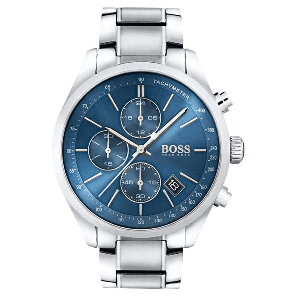 Hugo Boss Men S ur Chronograph Grand Prix blå Hb1513478