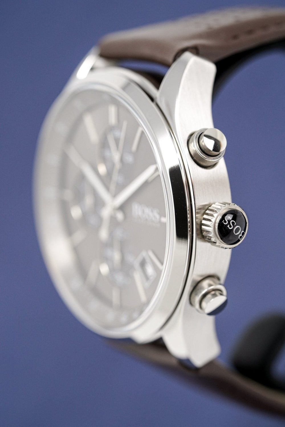 Hugo Boss Men S ur Chronograph Grand Prix grå Hb1513476